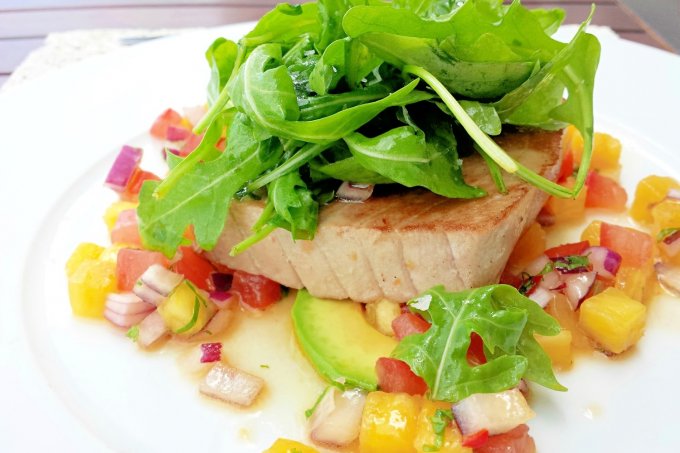 Sands Restaurant and Beach Bar - - Tuna Steak